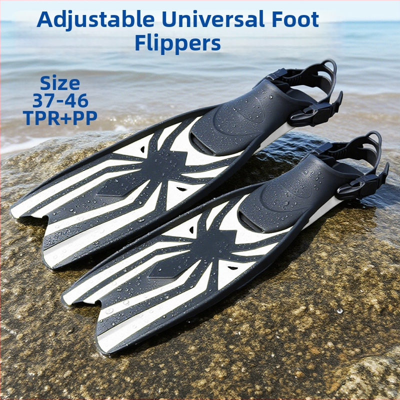 Înotătoare pentru scufundări, medii ca lungime, cu gleznă deschisă, reglabile (Material: PP + TPR; Cod produs: AF700TPR; Personalizare: Da; Categoria: Altele)