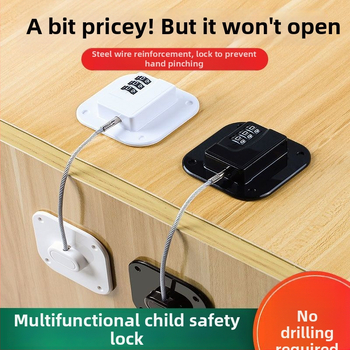 Bez urbuma atvilktnes slēdzene ar paroli — bērnu drošībai ledusskapī un slidējošām durvīm — Zīmols Unique; Tips: Car electronic lock; Materiāls: Other; Slēdzēja cilindrs: Other