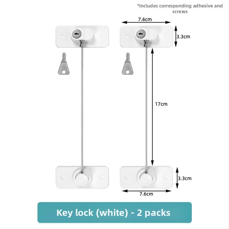 Bez urbuma atvilktnes slēdzene ar paroli — bērnu drošībai ledusskapī un slidējošām durvīm — Zīmols Unique; Tips: Car electronic lock; Materiāls: Other; Slēdzēja cilindrs: Other