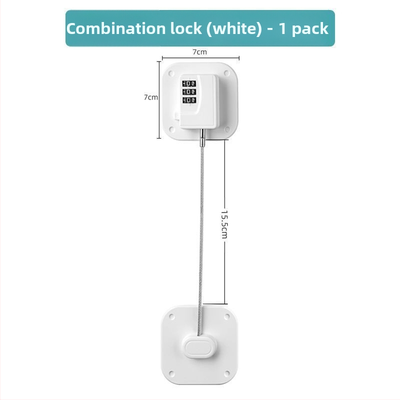 Bez urbuma atvilktnes slēdzene ar paroli — bērnu drošībai ledusskapī un slidējošām durvīm — Zīmols Unique; Tips: Car electronic lock; Materiāls: Other; Slēdzēja cilindrs: Other