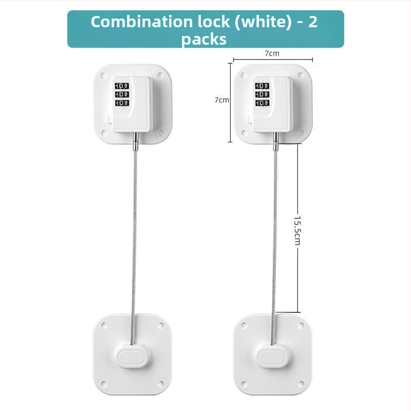 Bez urbuma atvilktnes slēdzene ar paroli — bērnu drošībai ledusskapī un slidējošām durvīm — Zīmols Unique; Tips: Car electronic lock; Materiāls: Other; Slēdzēja cilindrs: Other