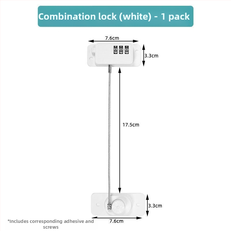 Bez urbuma atvilktnes slēdzene ar paroli — bērnu drošībai ledusskapī un slidējošām durvīm — Zīmols Unique; Tips: Car electronic lock; Materiāls: Other; Slēdzēja cilindrs: Other
