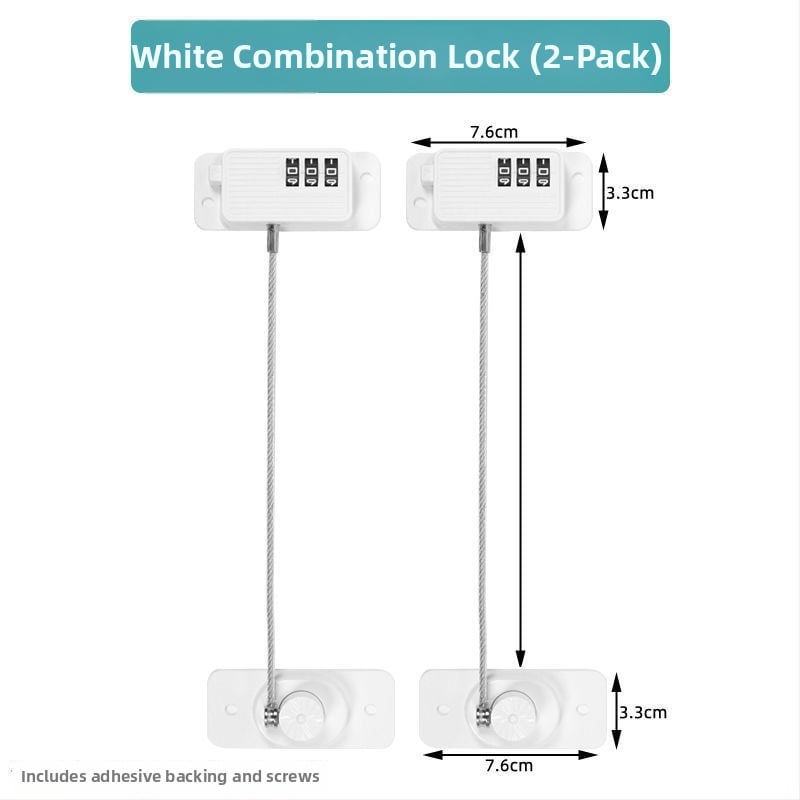 Bez urbuma atvilktnes slēdzene ar paroli — bērnu drošībai ledusskapī un slidējošām durvīm — Zīmols Unique; Tips: Car electronic lock; Materiāls: Other; Slēdzēja cilindrs: Other