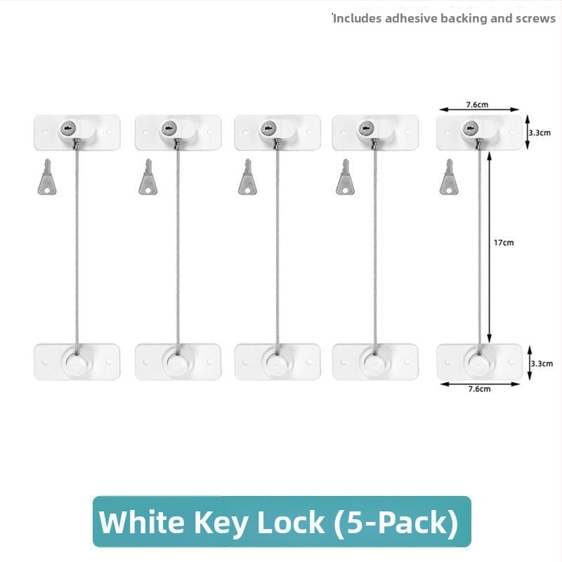 Bez urbuma atvilktnes slēdzene ar paroli — bērnu drošībai ledusskapī un slidējošām durvīm — Zīmols Unique; Tips: Car electronic lock; Materiāls: Other; Slēdzēja cilindrs: Other