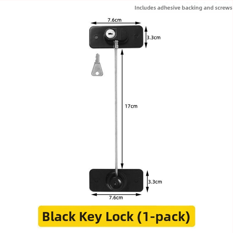 Bez urbuma atvilktnes slēdzene ar paroli — bērnu drošībai ledusskapī un slidējošām durvīm — Zīmols Unique; Tips: Car electronic lock; Materiāls: Other; Slēdzēja cilindrs: Other