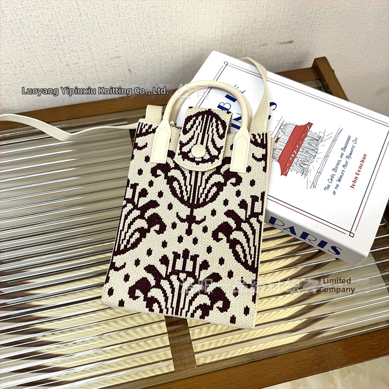 Чанта за телефон с етно стил Синдзян Ediris, полиестер, вертикална квадратна форма, заключващ механизъм, унисекс, за пътуване