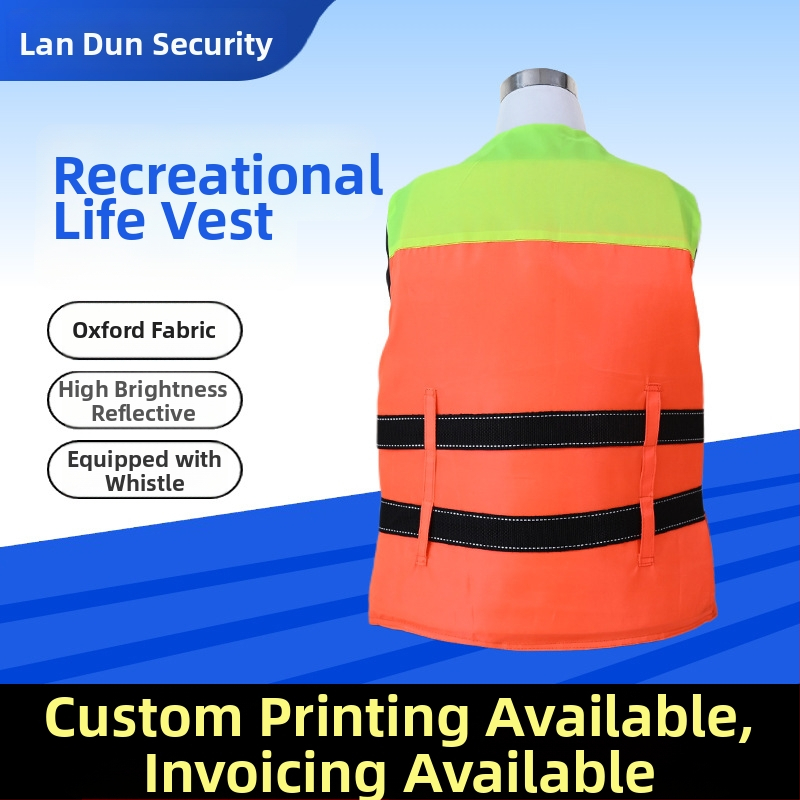 Dospelý záchranný vest, zväčšený a hrubší, na použitie na lodi, záchranné akcie, vodné športy a rybolov (Model: Life Jacket; Číslo výrobku: DD1017475374; Spracovanie na zákazku: Podpora; Importované: Nie)