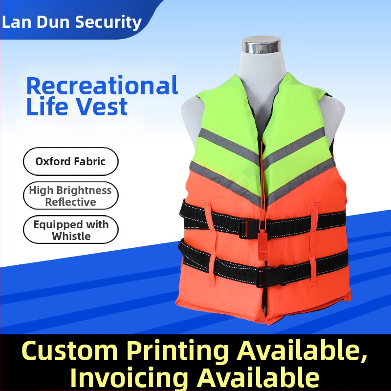 Dospelý záchranný vest, zväčšený a hrubší, na použitie na lodi, záchranné akcie, vodné športy a rybolov (Model: Life Jacket; Číslo výrobku: DD1017475374; Spracovanie na zákazku: Podpora; Importované: Nie)