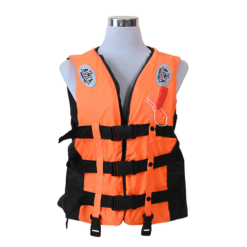 Pieaugušu glābšanas vestu, palielinātu un bieza, paredzēta izmantošanai uz kuģa, glābšanai, ūdenssportam un zvejai (Modelis: Life Jacket; Preces numurs: DD1017475374; Pielāgota apstrāde: Atbalsts; Importēta: Nē)