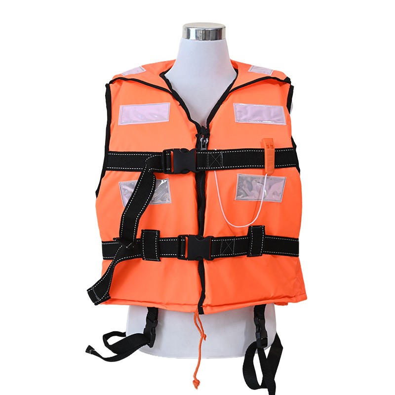 Pieaugušu glābšanas vestu, palielinātu un bieza, paredzēta izmantošanai uz kuģa, glābšanai, ūdenssportam un zvejai (Modelis: Life Jacket; Preces numurs: DD1017475374; Pielāgota apstrāde: Atbalsts; Importēta: Nē)