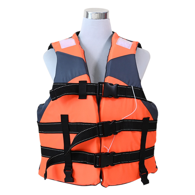 Pieaugušu glābšanas vestu, palielinātu un bieza, paredzēta izmantošanai uz kuģa, glābšanai, ūdenssportam un zvejai (Modelis: Life Jacket; Preces numurs: DD1017475374; Pielāgota apstrāde: Atbalsts; Importēta: Nē)