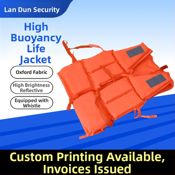 Oxford auduma glābšanas veste, augsta peldspēja, pieaugušajiem, pārnēsājama raftingam un plūdu kontrolei, ar pielāgošanas atbalstu