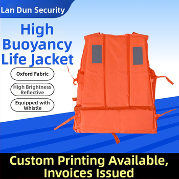 Oxford auduma glābšanas veste, augsta peldspēja, pieaugušajiem, pārnēsājama raftingam un plūdu kontrolei, ar pielāgošanas atbalstu