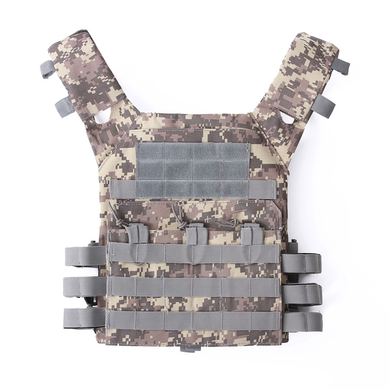 Taktiskā veste ar maskēšanās rakstu, 600D Oxford audums, elpojošs, ūdensizturīgs, UV aizsardzība