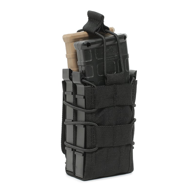 MOLLE maksts diviem 5.56 magazīniem, āra taktiskā josta soma, Oxford audums, ūdensizturīgs, viegls, paplašināms