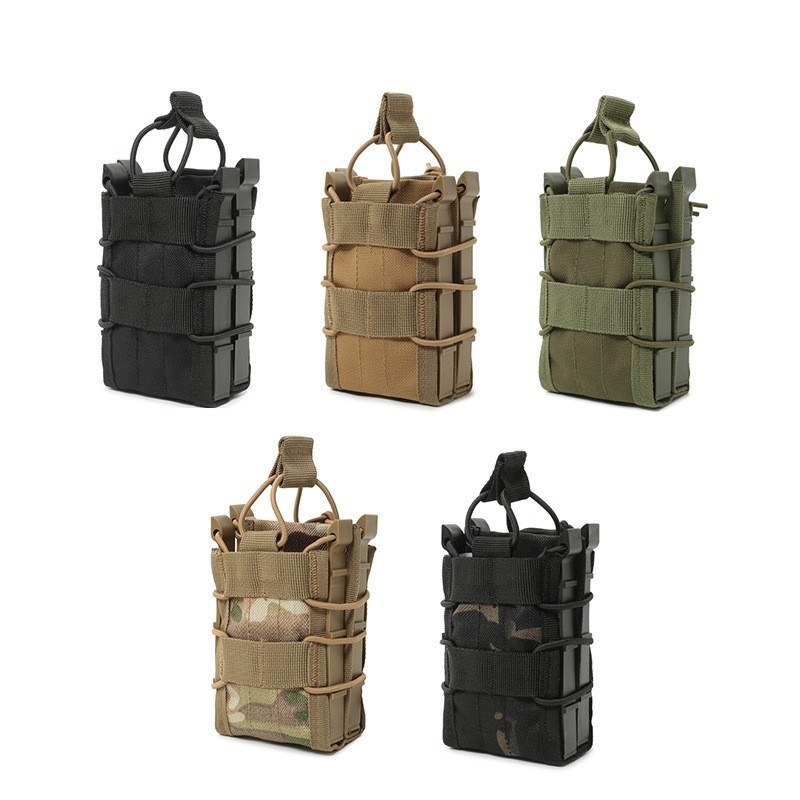 MOLLE maksts diviem 5.56 magazīniem, āra taktiskā josta soma, Oxford audums, ūdensizturīgs, viegls, paplašināms