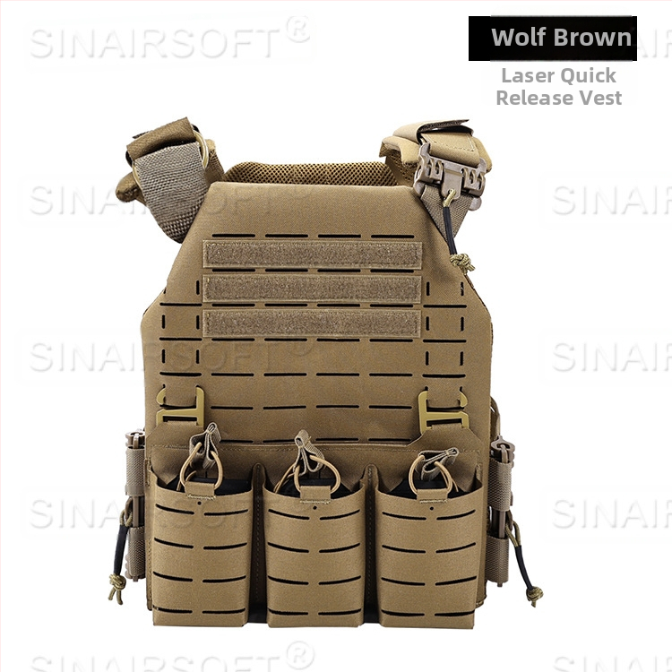 Nylon taktiskā veste – kamuflāžas raksts, izturīga pret nolietojumu, universāla, 1.1 kg