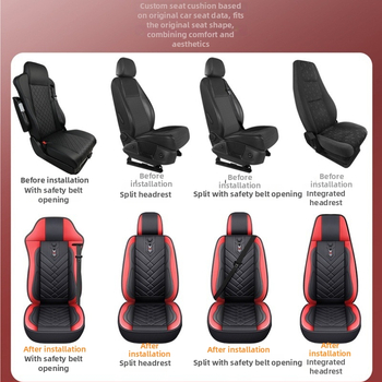 Pilns komplekts ādas sēdekļu pārvalkām kravas automašīnām – ādas virsma, sintētisko šķiedru pildījums, šūšanas stils, zīmols Tian Chen