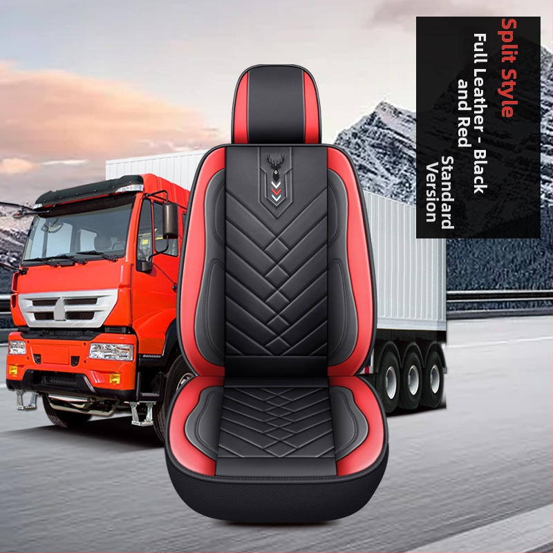 Pilns komplekts ādas sēdekļu pārvalkām kravas automašīnām – ādas virsma, sintētisko šķiedru pildījums, šūšanas stils, zīmols Tian Chen