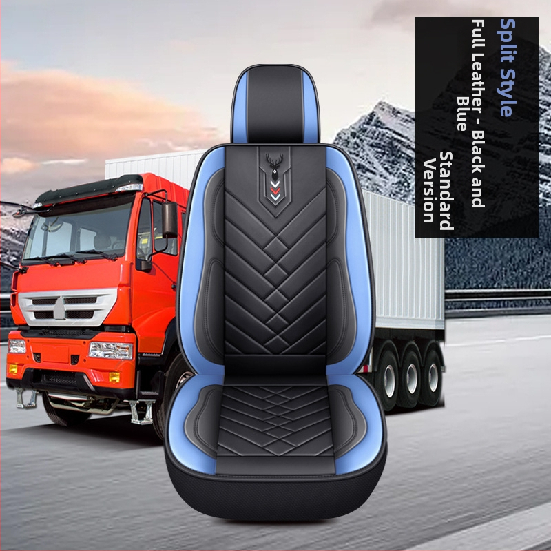 Pilns komplekts ādas sēdekļu pārvalkām kravas automašīnām – ādas virsma, sintētisko šķiedru pildījums, šūšanas stils, zīmols Tian Chen