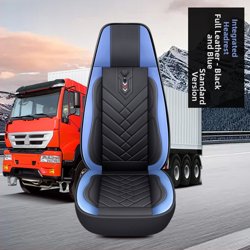 Pilns komplekts ādas sēdekļu pārvalkām kravas automašīnām – ādas virsma, sintētisko šķiedru pildījums, šūšanas stils, zīmols Tian Chen