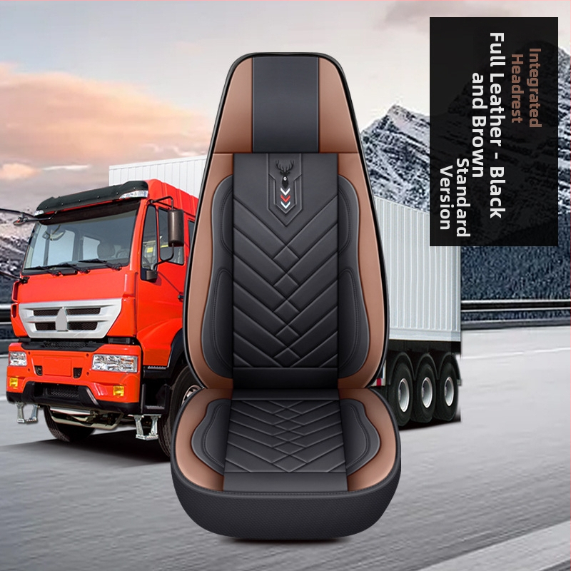 Pilns komplekts ādas sēdekļu pārvalkām kravas automašīnām – ādas virsma, sintētisko šķiedru pildījums, šūšanas stils, zīmols Tian Chen