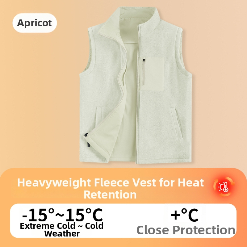 Vējizturīga divpusēja flīses veste ar augstu apkakli, rāvējslēdzējs, bieza flīsa odere, ziemai