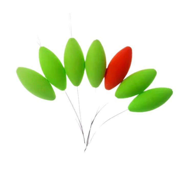 Pluta od pjene sa sedam zvjezdica, cilindrični oblik, maslinastog oblika dizajn za tradicionalni ribolov