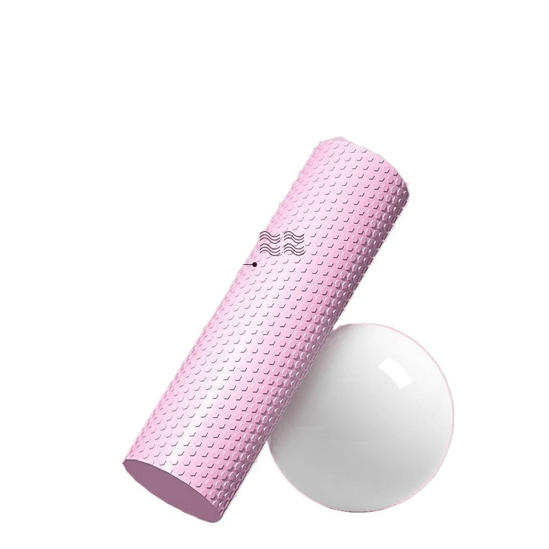 Твърд йога масажен валяк от пяна за релаксация на мускулите, за начинаещи, с леки козметични дефекти