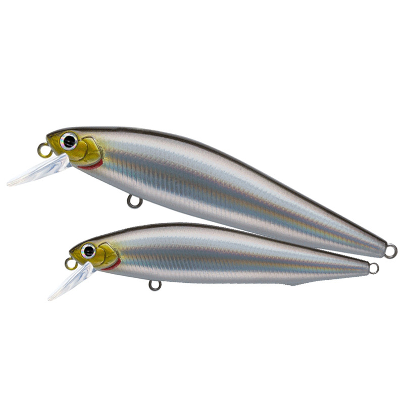 Nástraha za duga bacanja: potopni minnow sa srebrnom oštricom; minnow sa srebrnom oštricom i Dead Fly sustav