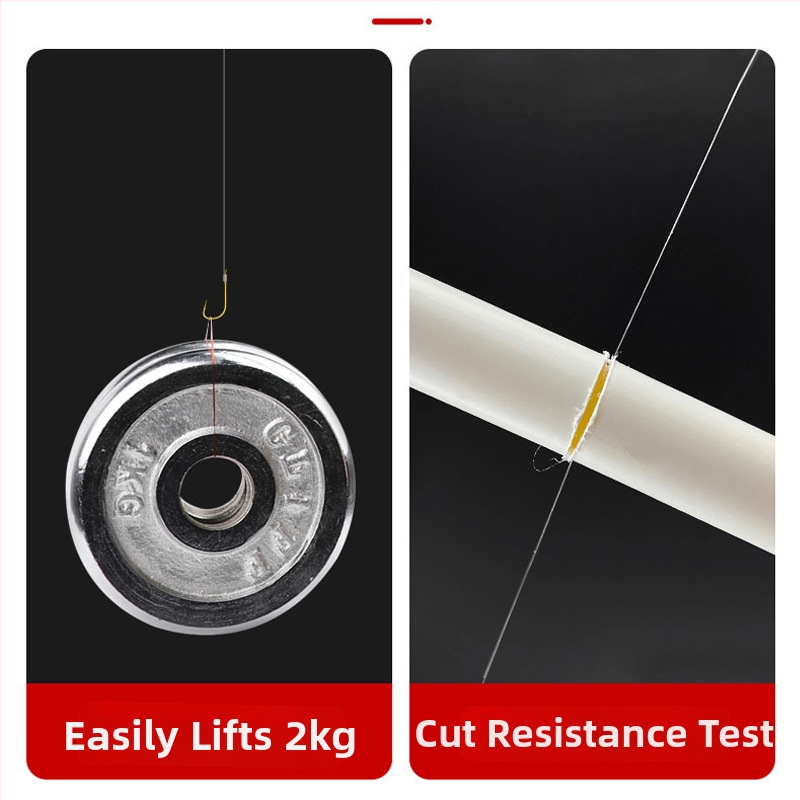 Barbēti divi āķi ezera makšķerēšanai, 8 āķi