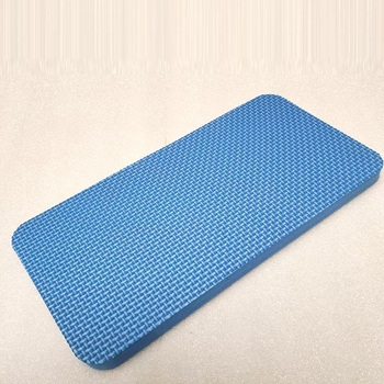 Μάτ γιόγκα με μαξιλάρι γονάτου και μαξιλάρι γονατισμού για ασκήσεις κοιλιάς, απορροφητικό κραδασμών, πολυεστέρας-βαμβάκι, πάχος 4.5