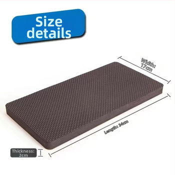 Μάτ γιόγκα με μαξιλάρι γονάτου και μαξιλάρι γονατισμού για ασκήσεις κοιλιάς, απορροφητικό κραδασμών, πολυεστέρας-βαμβάκι, πάχος 4.5