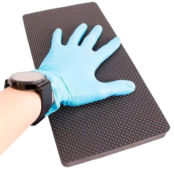 Μάτ γιόγκα με μαξιλάρι γονάτου και μαξιλάρι γονατισμού για ασκήσεις κοιλιάς, απορροφητικό κραδασμών, πολυεστέρας-βαμβάκι, πάχος 4.5