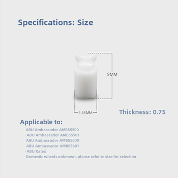 GIWNS mulineta za ribolov, bubnjasti tip — bez privatne oznake licence