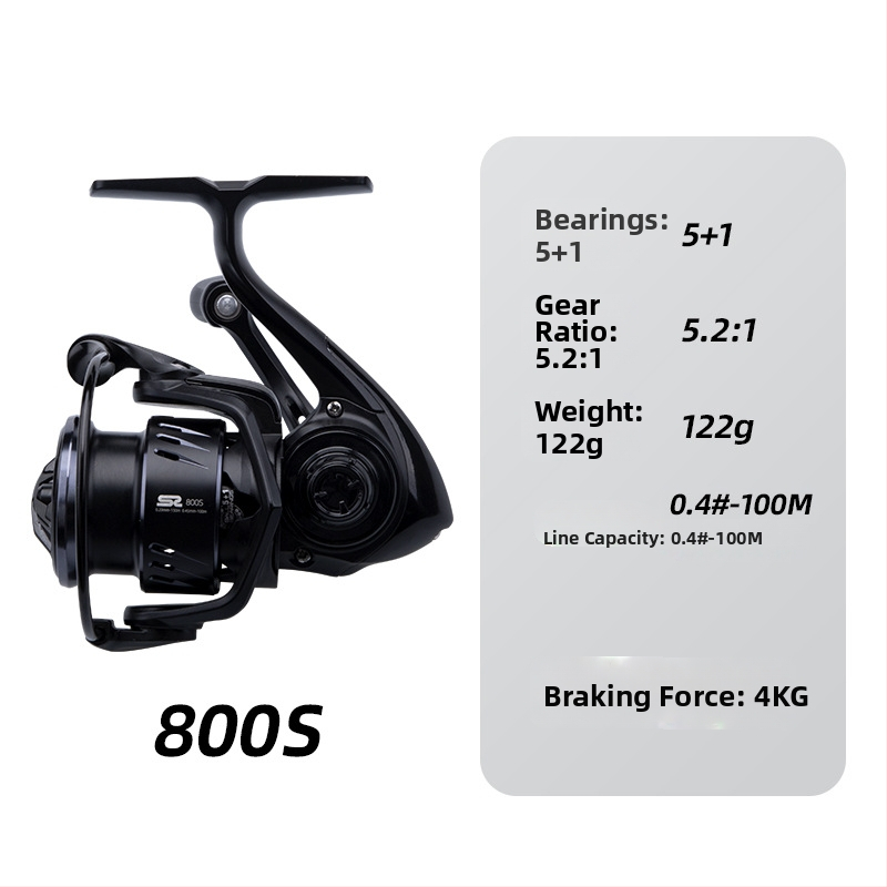 Fishing Fan spinning kolut za ribolov, potpuno metalna konstrukcija, kutija s 50 komada