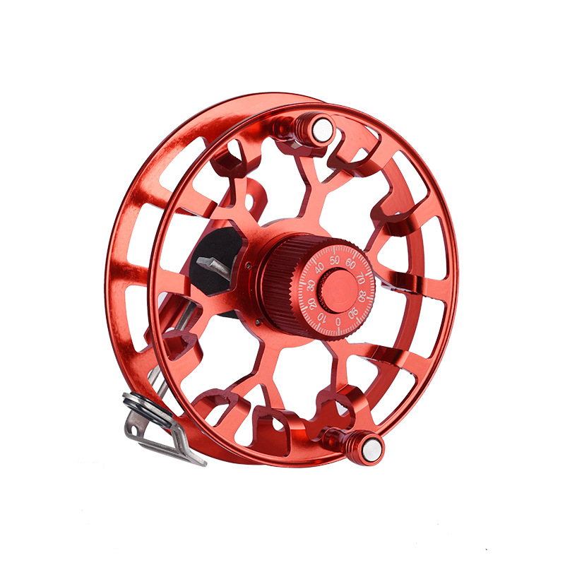 Prednji navijač za ribolov — avionski aluminij, marka Merrickfishing/Merricka, kutija od 50 komada