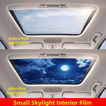 Εσωτερικό αυτοκόλλητο αυτοκινήτου για πανοραμικό ηλιοροφή – 3D θερμική μόνωση, καλλιτεχνικό μοτίβο, μαγνητική εγκατάσταση