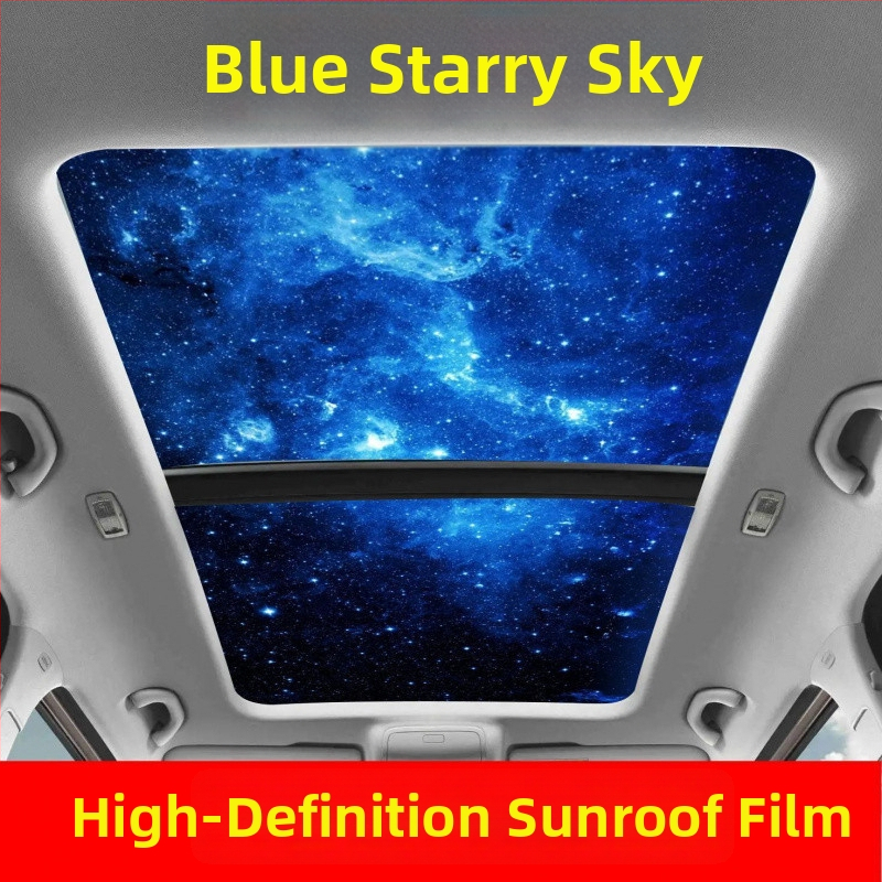 Εσωτερικό αυτοκόλλητο αυτοκινήτου για πανοραμικό ηλιοροφή – 3D θερμική μόνωση, καλλιτεχνικό μοτίβο, μαγνητική εγκατάσταση