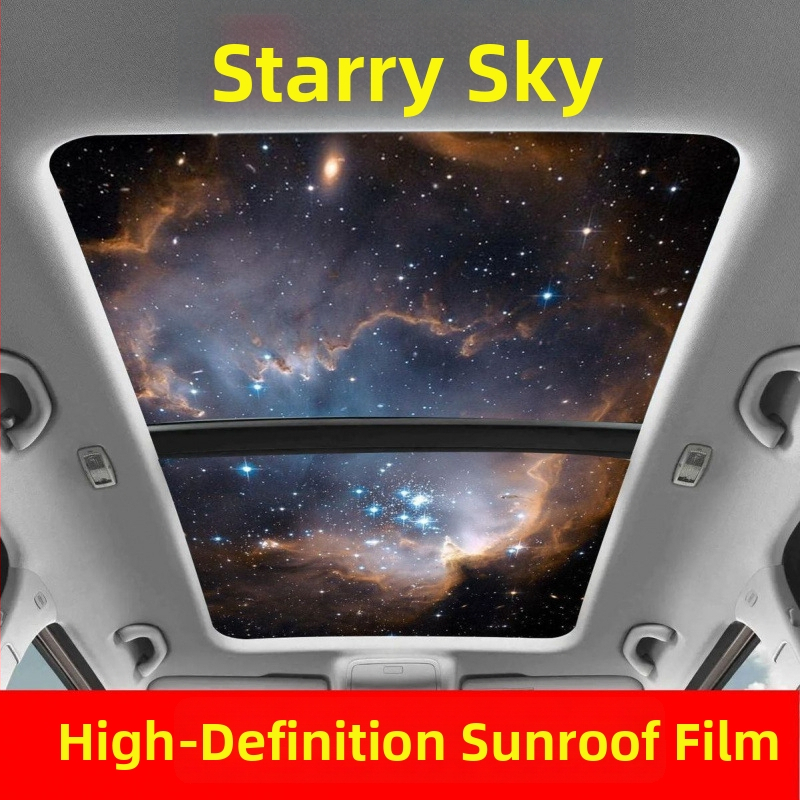 Εσωτερικό αυτοκόλλητο αυτοκινήτου για πανοραμικό ηλιοροφή – 3D θερμική μόνωση, καλλιτεχνικό μοτίβο, μαγνητική εγκατάσταση