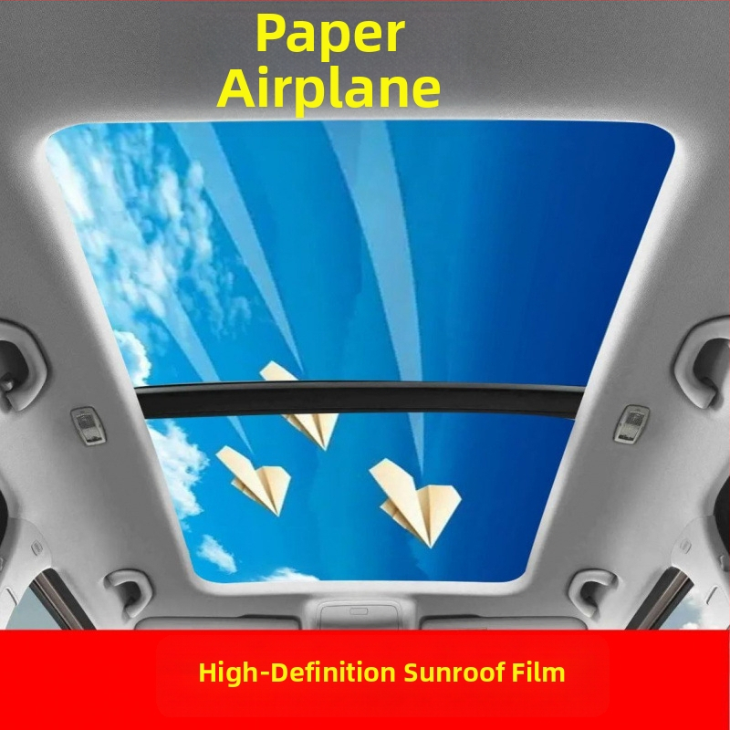 Εσωτερικό αυτοκόλλητο αυτοκινήτου για πανοραμικό ηλιοροφή – 3D θερμική μόνωση, καλλιτεχνικό μοτίβο, μαγνητική εγκατάσταση