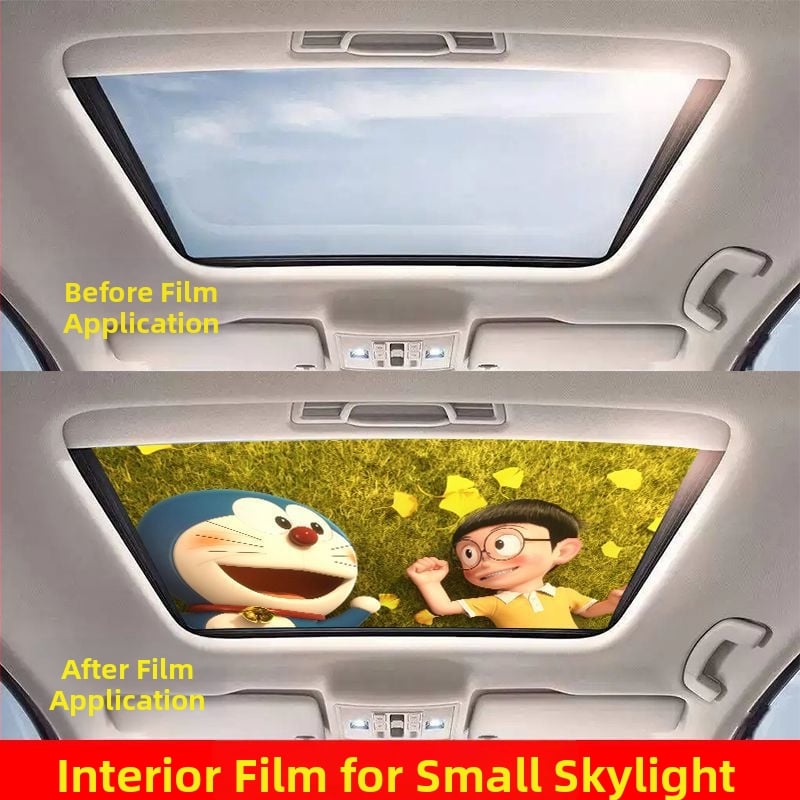 Εσωτερικό αυτοκόλλητο αυτοκινήτου για πανοραμικό ηλιοροφή – 3D θερμική μόνωση, καλλιτεχνικό μοτίβο, μαγνητική εγκατάσταση