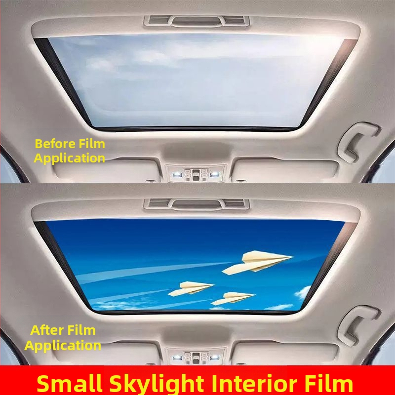 Εσωτερικό αυτοκόλλητο αυτοκινήτου για πανοραμικό ηλιοροφή – 3D θερμική μόνωση, καλλιτεχνικό μοτίβο, μαγνητική εγκατάσταση