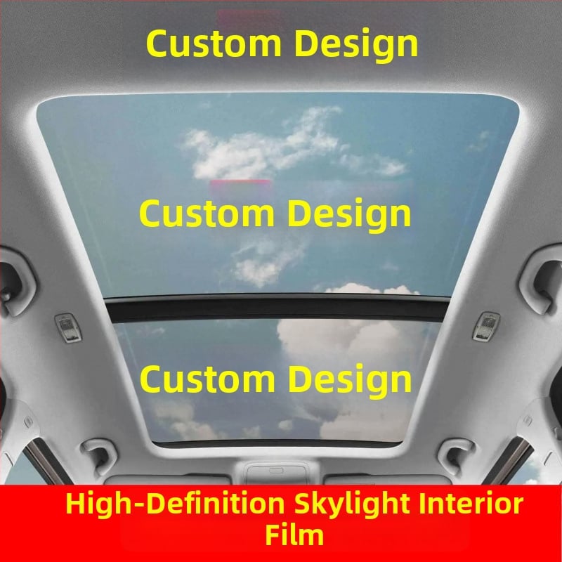 Εσωτερικό αυτοκόλλητο αυτοκινήτου για πανοραμικό ηλιοροφή – 3D θερμική μόνωση, καλλιτεχνικό μοτίβο, μαγνητική εγκατάσταση