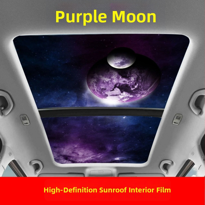 Εσωτερικό αυτοκόλλητο αυτοκινήτου για πανοραμικό ηλιοροφή – 3D θερμική μόνωση, καλλιτεχνικό μοτίβο, μαγνητική εγκατάσταση