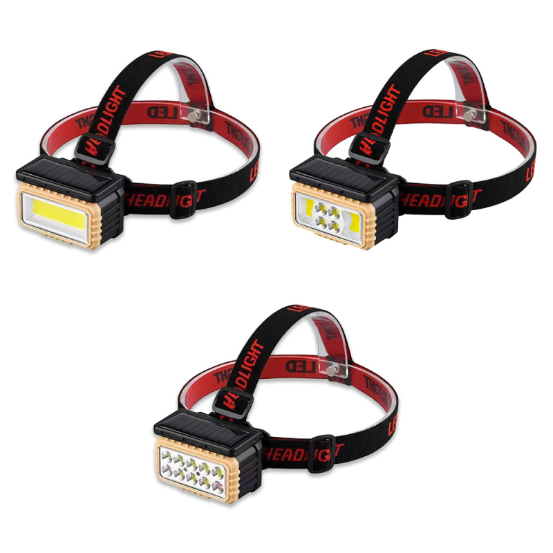 Челна LED лампа със слънчево зареждане и Type-C зареждане, 1200mAh, COB LED, индикатор за мощност