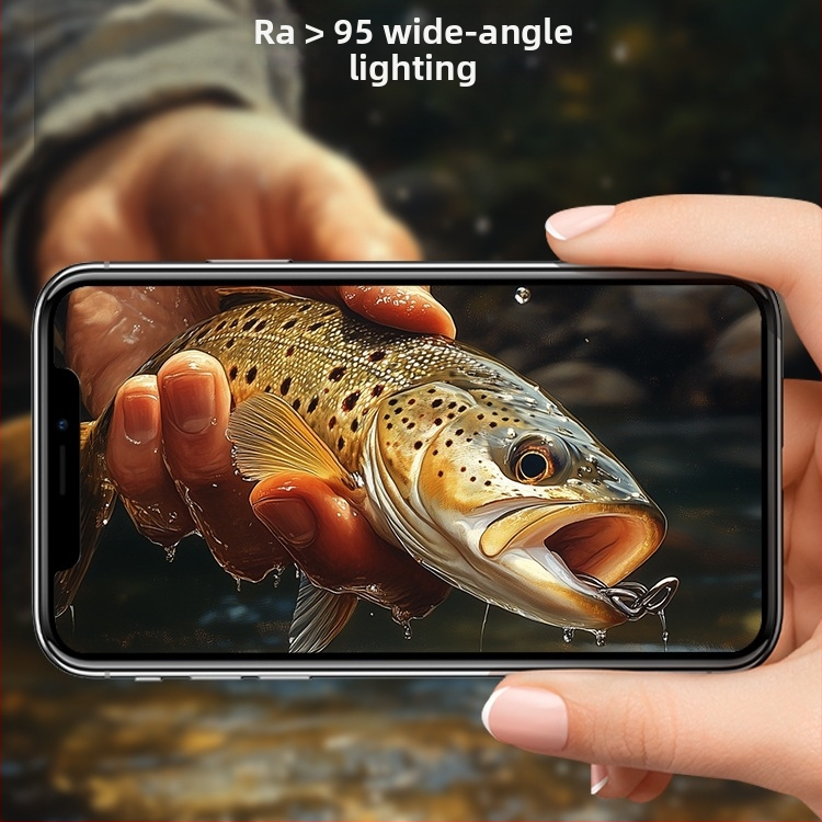 Lampa frontală pentru pescuit – baterie litiu polimer 1300mAh, reîncărcabilă, impermeabilă, greutate ~68 g, model 985, autonomie până la 50 h