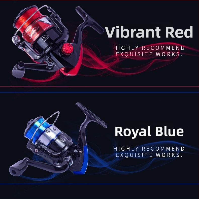 Špin navijak za ribolov – Powerful factory, metalni prijenos, uključuje ribolovnu liniju, morski ribolov