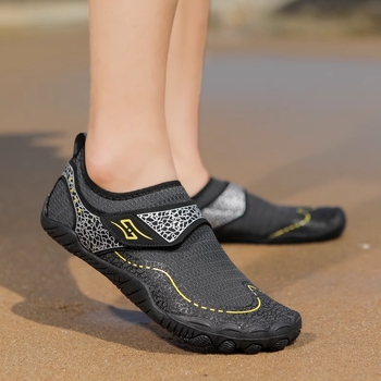 Unisex tenisice za plažu i istraživanje obale – elastična traka za zatvaranje, prozračni mrežasti unutarnji dio, brzo suše, niski gornji dio, gumeni potplat