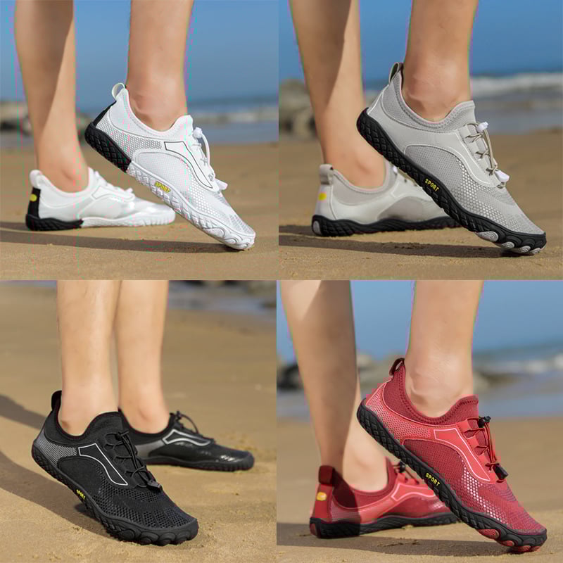 Folyóparti vízicsizma, csúszásmentes talppal, elöl fűzővel, alacsony felsőrésszel, vízben járáshoz